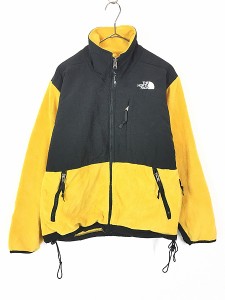 レディース 古着 90s TNF The North Face 黄×黒 POLARTEC デナリ フリース ジャケット M 古着