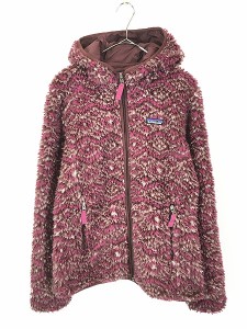 レディース 古着 12s Patagonia レトロX フーデッド もこもこ ボア フリース ジャケット L 古着