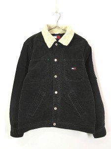 古着 90s TOMMY JEANS 裏ボア コーデュロイ ジャケット L 古着