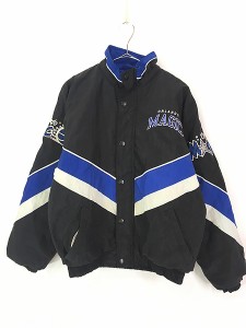 古着 90s NBA Orlando Magic マジック ハーフジップ パデット ナイロン ジャケット パーカー XL 古着