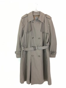 古着 90s Christian Dior コットンツイル ダブルブレスト トレンチ コート 44R