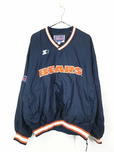 古着 90s NFL Bears ベアーズ プルオーバー ナイロン ジャケット L 古着