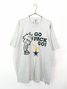 古着 90s NFL パッカーズ × カウボーイズ 「Piss」 Tシャツ XL 古着