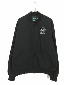 古着 90s USA製 Dunbrooke 「WALK FOR THE CURE」 スニーカー コットン スタジャン ジャケット XL