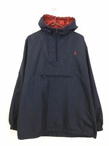 古着 Polo Ralph Lauren ハーフジップ アノラック ジャケット パーカー XL 古着