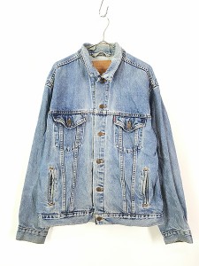 古着 90s USA製 Levi's 70507-0389 デカパッチ ビッグシルエット デニム ジャケット Gジャン L?A