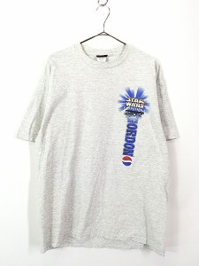 古着 90s Jeff Gordon × STAR WARS Episode1 レーシング ムービー Tシャツ L 古着