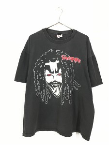 古着 90s USA製 ICP Insane Clown Posse 「Shaggy」 ホラーコア ラップ バンド Ｔシャツ XL