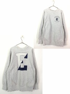 古着 90s USA製 Champion Reverse Weave 「E」 BIG アルファベット カレッジ リバース スウェット XXL 古着