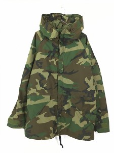 古着 90s 米軍 ECWCS 1st 中期 ウッドランド カモ 迷彩 GORE-TEX ゴア パーカー M-L 美品!!