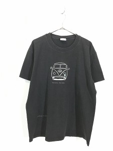 古着 90s USA製 Volks Wagen Jerry Garcia 追悼 涙 アート サイケデリック ロック Tシャツ L