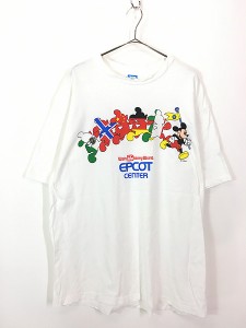 新品 ディズニー Tシャツ ミッキー 手書きイラスト 半袖 XL メンズ USA