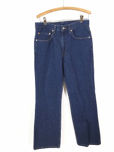 古着 00s Levi's 517 濃紺 デニム ブーツカット パンツ ジーンズ W32 L30