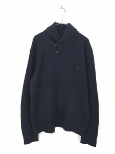 古着 Polo Ralph Lauren 上質 アンゴラ ウール ショール ニット セーター L 古着