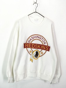 古着 90s NFL Washington Redskins レッドスキンズ スウェット トレーナー XL位 古着