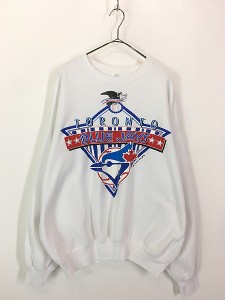 古着 90s MLB Toronto Blue Jays ブルージェイズ スウェット トレーナー XL 古着