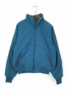 古着 80-90s Patagonia 裏地 フリース ハード シェルド ジャケット 青 S位 古着