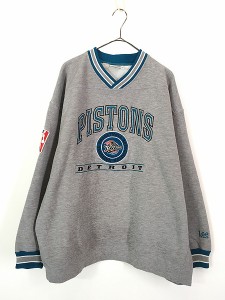 古着 90s NBA Detroit Pistons ピストンズ スウェット トレーナー XL 古着