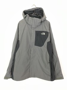 古着 TNF The North Face 「HyVent」 2way モノトーン シェル パーカー ジャケット L 古着