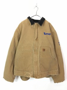 古着 Carhartt キャメル ダック 裏ボア トラディショナル ジャケット XXL 古着