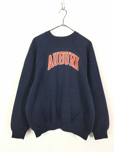 古着 80s USA製 Discus 「AUBURN」 カレッジ オールド スウェット トレーナー XL