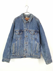 古着 90s USA製 Levi's 70699-0289 デカタグ ビッグシルエット ブランケット デニム ジャケット Gジャン M