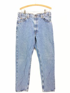 古着 90s Levi's 505-0214 濃紺 ブルー デニム パンツ ジーンズ スリム W35 L33