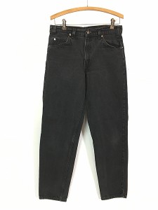 古着 90s Levi's 550-4159 サルファ スーパー ブラック デニム パンツ ジーンズ テーパード W32 L31