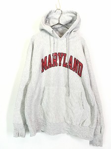 古着 00s Champion Reverse Weave 「MARYLAND」 カレッジ リバース スウェット パーカー XL 古着