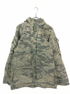 古着 00s 米軍 USAF APECS タイガー ストライプ カモ 迷彩 Gen3 GORE-TEX ゴア パーカー XS-S!!