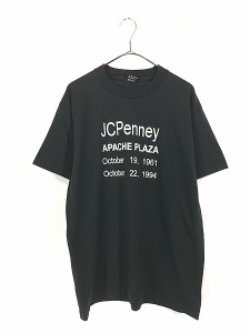 古着 90s USA製 BEST 「JC Penney」 デパート ショップ オールド Tシャツ L ミント!!