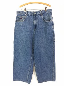 古着 90s TOMMY JEANS デニム ペインター パンツ ジーンズ W37 L27 古着