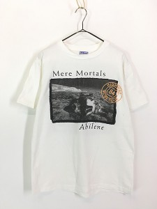 古着 90s USA製 Mere Mortals 「Abilene」 ツアー ロック バンド Tシャツ M