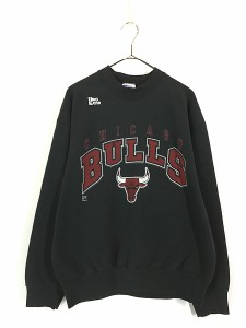 古着 90s USA製 NBA Chicago Bulls ブルズ スウェット トレーナー L 古着