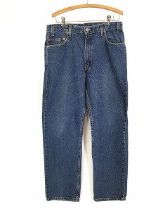 古着 90s Levi's 505-4886 濃紺 ブルー デニム パンツ ジーンズ スリム W35 L30