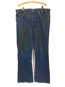 古着 90s USA製 Levi's 517-0217 濃紺 ブルー デニム ブーツカット パンツ ジーンズ W38 L31