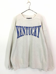 古着 90s USA製 Kentucky Wildcats ワイルドキャッツ スウェット トレーナー XL 古着