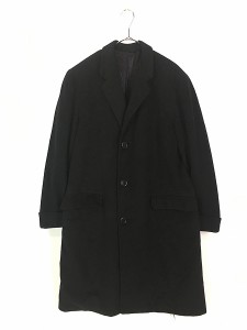 古着 50-60s 豪華 100% カシミヤ ウール チェスター フィールド コート 黒 42位