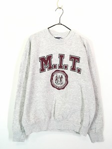 古着 90s USA製 M.I.T. アーチ カレッジ スウェット トレーナー M