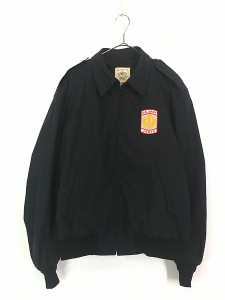 古着 90s 米軍 US ARMY JROTC 「Jacket Windbreaker Unisex」 ミリタリー ウィンドブレーカー ジャケット ライナー完備 黒 L