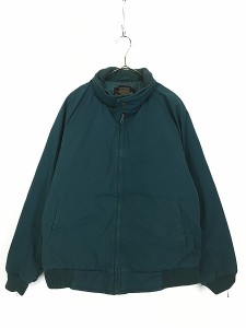 古着 80s Eddie Bauer ドッグイヤー グース ダウン クラシック ラグラン ジャケット ターコイズ L