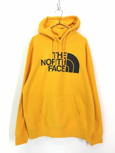 古着 TNF The North Face BIG ロゴ プリント スウェット パーカー L 古着