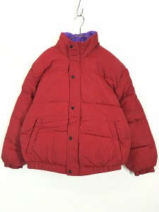 古着 90s LANDS' END ボリューム グース ダウン ジャケット M 古着