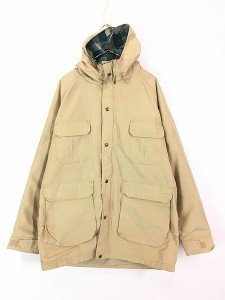 古着 80s USA製 WoolRich チェック ウール ライナー 60/40 クロス マウンテン パーカー マウンパ L