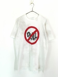 古着 80s USA製 「DULL」 NG マーク 標識 Tシャツ L 古着