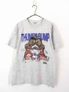 古着 90s USA製 NBA Philadelphia 76ers リック マホーン × チャールズ バークレー Tシャツ L 古着