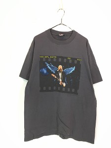 古着 90s NIRVANA Kurt Cobain 「Angel Wings」 Memorial Film フォト グランジ ロック バンド Tシャツ L