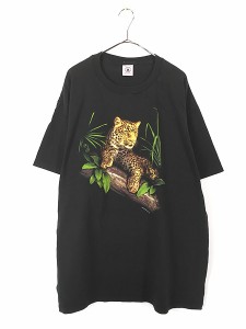 古着 90s チーター アニマル Tシャツ XL 古着