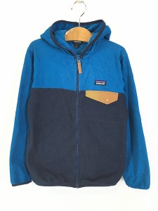 キッズ 古着 19s Patagonia マイクロD スナップ T フリース ジャケット パーカー S 7-8歳 古着