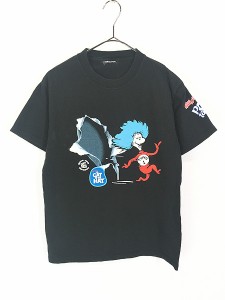 レディース 古着 00s Kellogg × Dr Seuss 「The Cat in the Hat」 ケロッグ ポップ タルト ムービー コラボ 企業 Tシャツ M位 古着